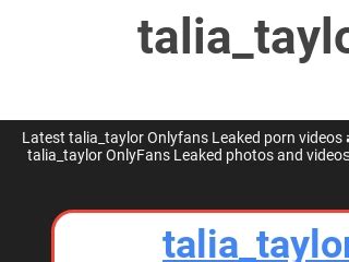 taliatayylor leaks|Talia Taylor Aka Taliataylorrr Deepthroat Dildo On Shower。